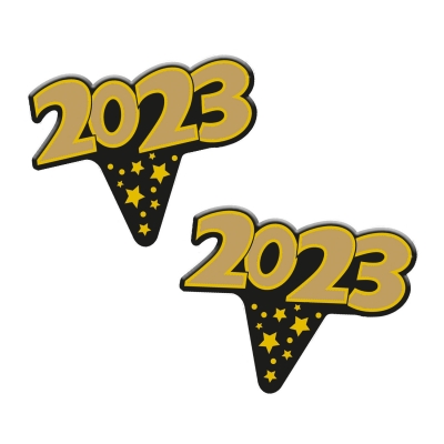 100 pz Emblemi  2022 in cartone 