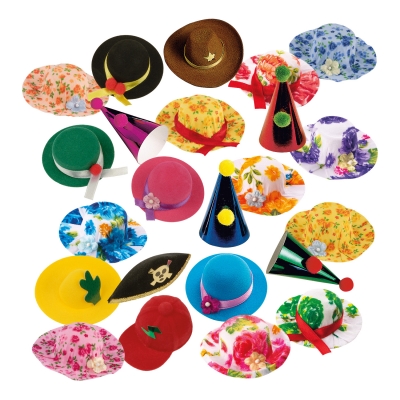 100 pz Cappelli buffi, gr. 
