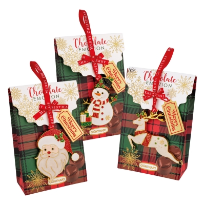 12 pz Ciondolo in metallo “Natale” su scatola, ass. 